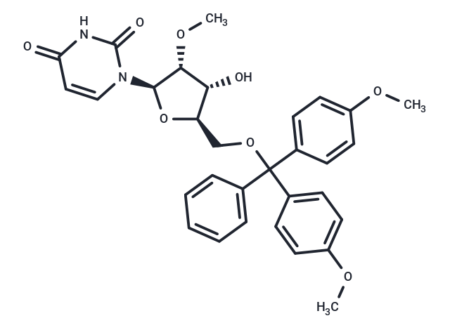 化合物 5’-O-(4,4’-Dimethoxytrityl)-2’-O-Methyl uridine,5'-O-(4,4'-Dimethoxytrityl)-2'-O-Methyl uridine