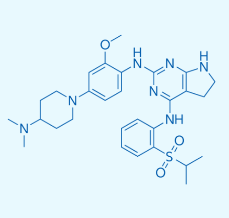 N2-(4-(4-(二甲基氨基)哌啶-1-基)-2-甲氧基苯基)-N4-(2-(异丙基磺酰基)苯基)-6,7-二氢-5H-吡咯并[2,3-d]嘧啶-2,4-二胺