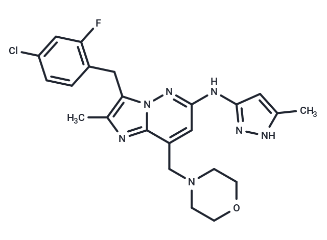 化合物 Gandotinib,Gandotinib