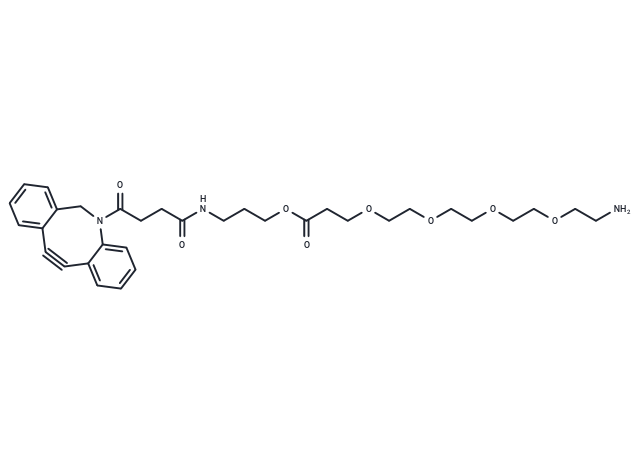 化合物 DBCO-C3-PEG4-amine,DBCO-C3-PEG4-amine