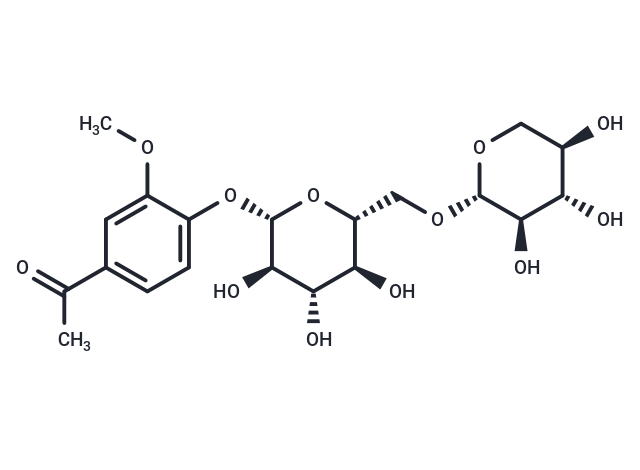 化合物 Acetovanillone primeveroside,Acetovanillone primeveroside
