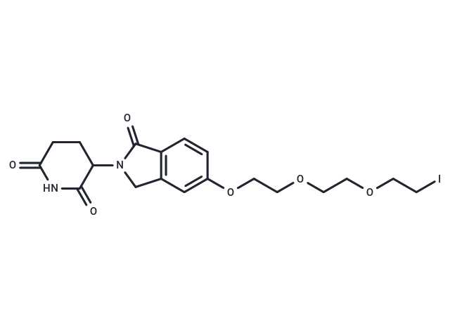 化合物 Lenalidomide-PEG3-iodine,Lenalidomide-PEG3-iodine