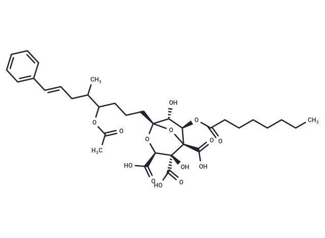 化合物 Zaragozic acid D,Zaragozic acid D