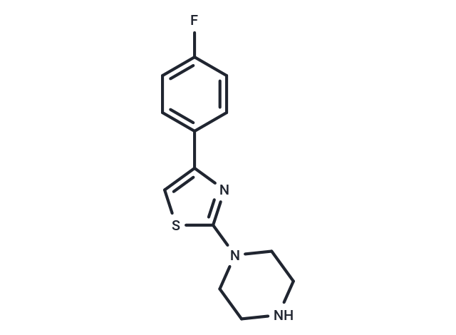 化合物 1-[4-(4-fluorophenyl)-1,3-thiazol-2-yl]piperazine,1-[4-(4-fluorophenyl)-1,3-thiazol-2-yl]piperazine
