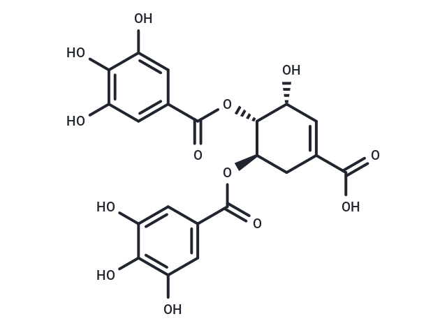 化合物 3,4-Di-o-galloylshikimicacid,3,4-Di-o-galloylshikimicacid