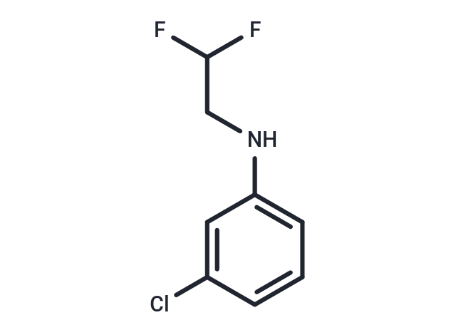 化合物 Aniline, m-chloro-N-(2,2-difluoroethyl)-,Aniline, m-chloro-N-(2,2-difluoroethyl)-