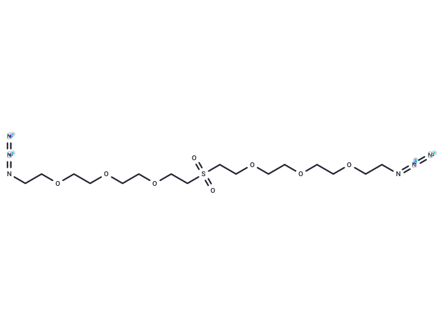 化合物 Azide-PEG3-Sulfone-PEG3-azide,Azide-PEG3-Sulfone-PEG3-azide