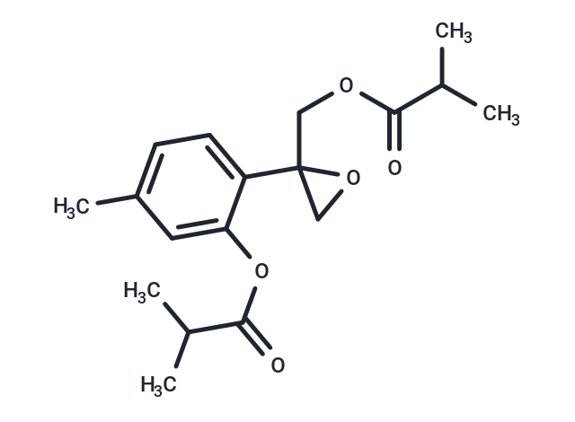 化合物 10-?Isobutyryloxy-?8,?9-?epoxythymol isobutyrate,10-?Isobutyryloxy-?8,?9-?epoxythymol isobutyrate