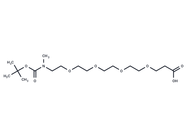 化合物 N-Methyl-N-(t-Boc)-PEG4-acid,N-Methyl-N-(t-Boc)-PEG4-acid