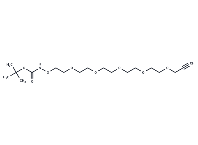 化合物 Boc-aminooxy-PEG5-propargyl,Boc-aminooxy-PEG5-propargyl