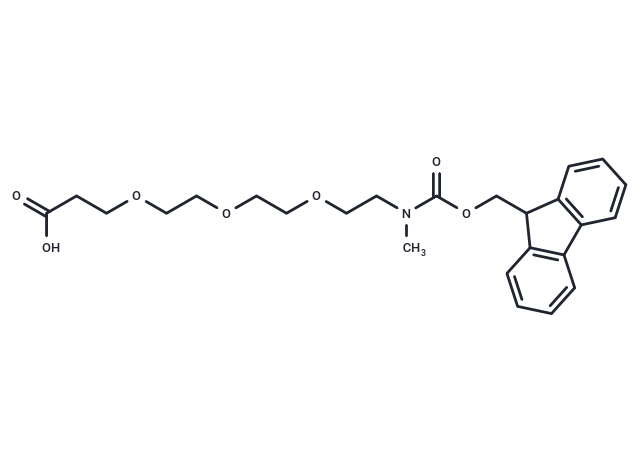 化合物 Fmoc-N-methyl-PEG3-CH2CH2COOH,Fmoc-N-methyl-PEG3-CH2CH2COOH