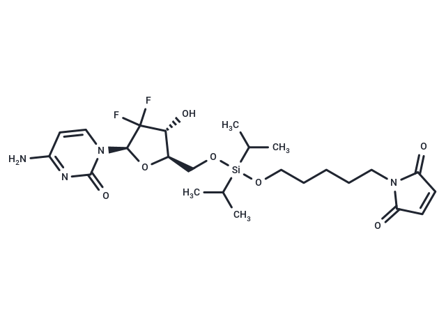 化合物 Gemcitabine-O-Si(di-iso)-O-Mc,Gemcitabine-O-Si(di-iso)-O-Mc