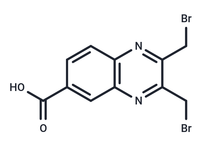 化合物 6-Quinoxalinecarboxylic acid, 2,3-bis(bromomethyl)-,6-Quinoxalinecarboxylic acid, 2,3-bis(bromomethyl)-