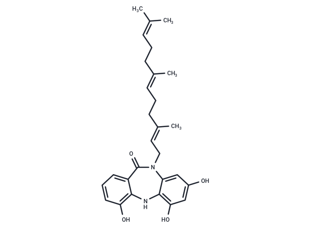 化合物 Diazepinomicin,Diazepinomicin