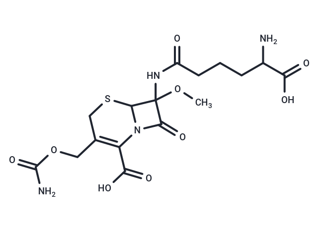 化合物 Cephamycin C,Cephamycin C