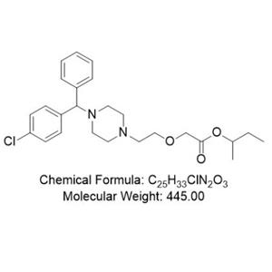 (RS)-2-[2-[4-[(4-氯苯基)苯甲基]哌嗪-1-基]乙氧基]乙酸仲丁酯