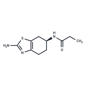 化合物 (S)-N-(2-Amino-4,5,6,7-tetrahydrobenzo[d]thiazol-6-yl)propionamide|T65667|TargetMol