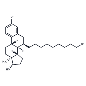 化合物 (7R,8R,9S,13S,14S,17S)-7-(9-Bromononyl)-13-methyl-7,8,9,11,12,13,14,15,16,17-decahydro-6H-cyclopenta[a]phenanthrene-3,17-diol,(7R,8R,9S,13S,14S,17S)-7-(9-Bromononyl)-13-methyl-7,8,9,11,12,13,14,15,16,17-decahydro-6H-cyclopenta[a]phenanthrene-3,17-diol