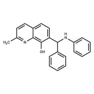 7-(ALPHA-苯胺基苄基)-2-甲基-8-喹啉醇,NSC 66811