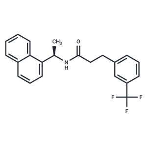 化合物 (R)-N-(1-(Naphthalen-1-yl)ethyl)-3-(3-(trifluoromethyl)phenyl)propanamide,(R)-N-(1-(Naphthalen-1-yl)ethyl)-3-(3-(trifluoromethyl)phenyl)propanamide