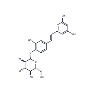 白皮杉醇4'-O-Β-D-吡喃葡萄糖苷|T126313|TargetMol
