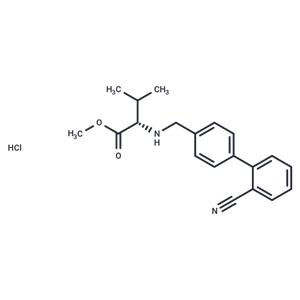 化合物 Methyl ((2'-cyano-[1,1'-biphenyl]-4-yl)methyl)-L-valinate hydrochloride|T65280|TargetMol