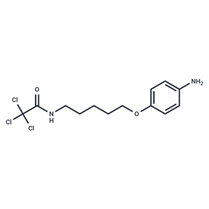 化合物 Acetamide, N-(5-(p-aminophenoxy)pentyl)-2,2,2-trichloro-|T29561|TargetMol
