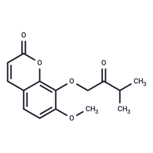 化合物 7-Methoxy-8-(3-methyl-2-oxobutoxy)-2H-1-benzopyran|T125498|TargetMol