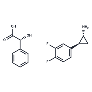 化合物 (1R,2S)-2-(3,4-Difluorophenyl)cyclopropanamine (R)-2-hydroxy-2-phenylacetate,(1R,2S)-2-(3,4-Difluorophenyl)cyclopropanamine (R)-2-hydroxy-2-phenylacetate
