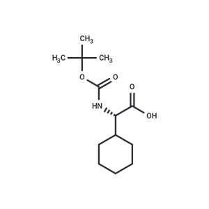 化合物 (S)-2-((tert-Butoxycarbonyl)amino)-2-cyclohexylacetic acid,(S)-2-((tert-Butoxycarbonyl)amino)-2-cyclohexylacetic acid