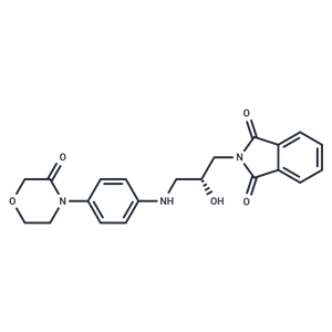 化合物 (R)-2-(2-Hydroxy-3-((4-(3-oxomorpholino)phenyl)amino)propyl)isoindoline-1,3-dione,(R)-2-(2-Hydroxy-3-((4-(3-oxomorpholino)phenyl)amino)propyl)isoindoline-1,3-dione