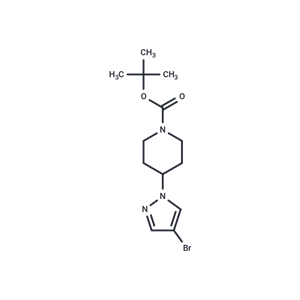 化合物 tert-Butyl 4-(4-bromo-1H-pyrazol-1-yl)piperidine-1-carboxylate|T67609|TargetMol