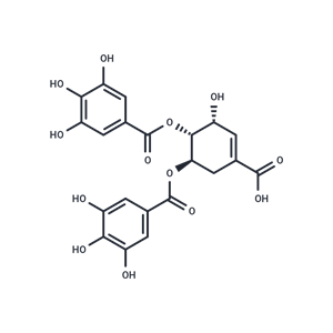 化合物 3,4-Di-o-galloylshikimicacid,3,4-Di-o-galloylshikimicacid