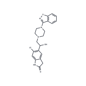 化合物 Hydroxy ziprasidone|T11586|TargetMol