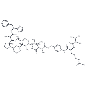 化合物 Vat-Cit-PAB-Monomethyl Dolastatin 10|T18869|TargetMol