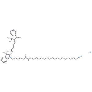 化合物 Cy5-PEG5-azide,Cy5-PEG5-azide