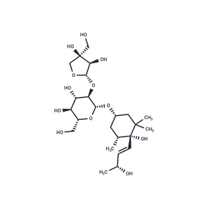 化合物 Crotonionoside C,Crotonionoside C