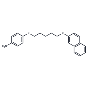 化合物 Aniline, p-(5-(2-naphthyloxy)pentyloxy)-|T30070|TargetMol
