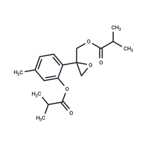 化合物 10-?Isobutyryloxy-?8,?9-?epoxythymol isobutyrate|T10037|TargetMol