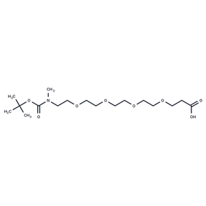 化合物 N-Methyl-N-(t-Boc)-PEG4-acid,N-Methyl-N-(t-Boc)-PEG4-acid