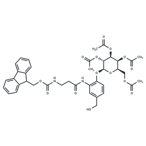 化合物 Tetra-O-acetyl-β-D-galactopyranosyl-Ph-CH2OH-Fmoc|T87506|TargetMol