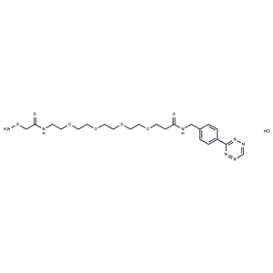 化合物 Tetrazine-PEG4-oxyamine hydrochloride|T18790|TargetMol