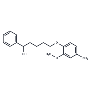 化合物 5-(4-amino-2-methoxyphenoxy)-1-phenylpentan-1-ol|T30416|TargetMol