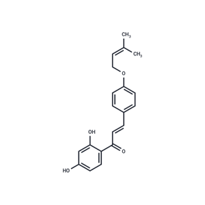 化合物 2',4'-Dihydroxy-4-prenyloxychalcone|T126321|TargetMol