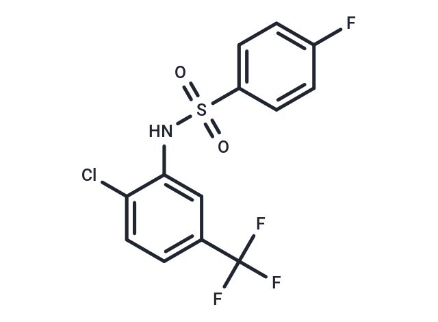 化合物 Benzenesulfonamide, N-(2-chloro-5-(trifluoromethyl)phenyl)-4-fluoro-,Benzenesulfonamide, N-(2-chloro-5-(trifluoromethyl)phenyl)-4-fluoro-