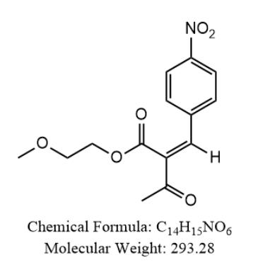 2-(4-硝基苯亚甲基)乙酰乙酸甲氧基乙酯,2-(4-nitrophenylenethylene)methoxyethyl acetioacetate