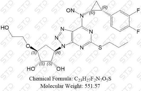 替格瑞洛杂质338 (N-亚硝基替格瑞洛杂质80),Ticagrelor Impurity 338 (N-Nitroso Ticagrelor Impurity 80)
