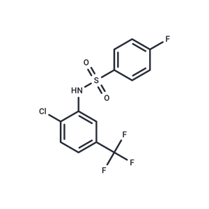 化合物 Benzenesulfonamide, N-(2-chloro-5-(trifluoromethyl)phenyl)-4-fluoro-|T30362|TargetMol