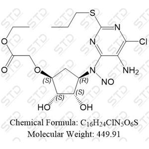 替格瑞洛杂质296 (N-亚硝基替格瑞洛杂质295)