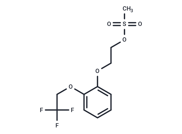 化合物T9894,2-[2-(2,2,2-Trifluoroethoxy)phenoxy]ethyl methanesulfonate